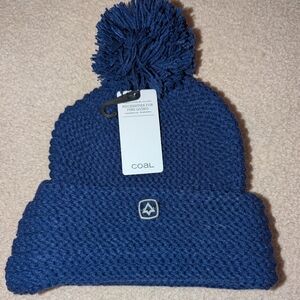 The Myrtle Navy Beanie Coal Brand New